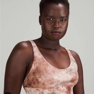 Lululemon Align™ Bra Shine – Size 6 – NWT – Rose Gold Foil